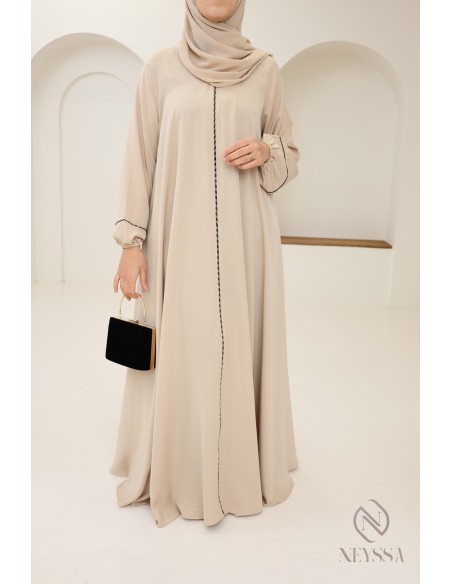 Mutter/Tochter-Kombikleid Abaya Dubai hoher Qualität mit Strasssteinen