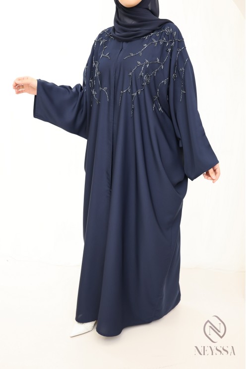 Abaya Dubaï luxe Neyssa confection, with embroidered beads