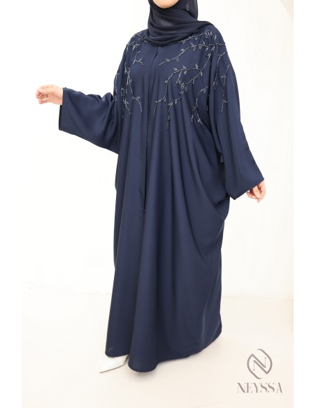 Abaya Dubaï luxe Neyssa confection, with embroidered beads