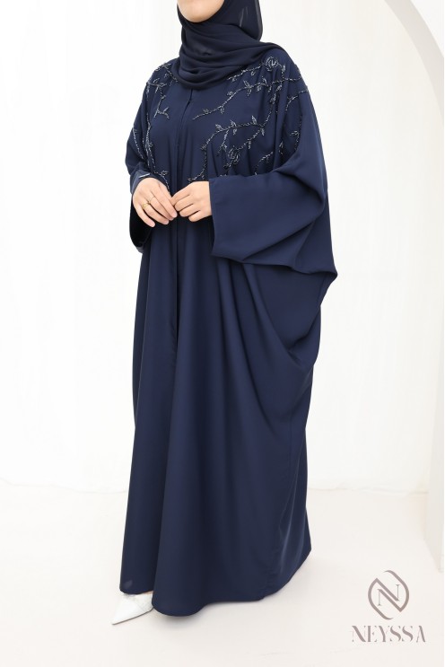 Abaya Dubaï luxe Neyssa confection, with embroidered beads