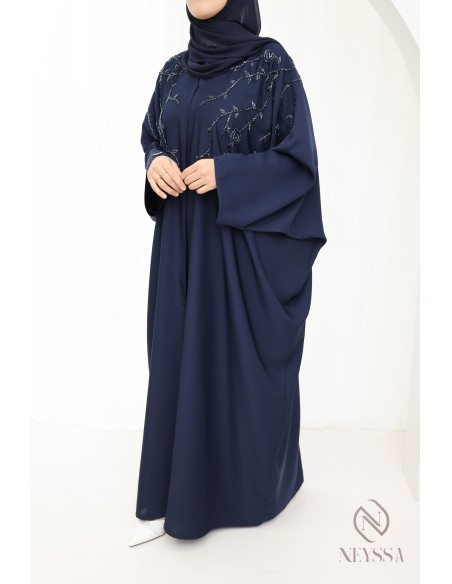 Abaya Dubaï luxe Neyssa confection, with embroidered beads
