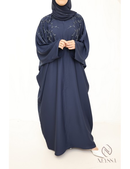 Abaya Dubaï luxe Neyssa confection, with embroidered beads