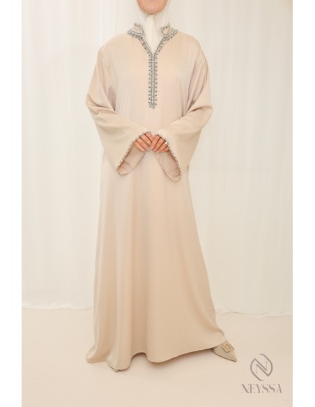 Lange Abaya mit Sfifa für Frauen Hijabi Trend für Frauen