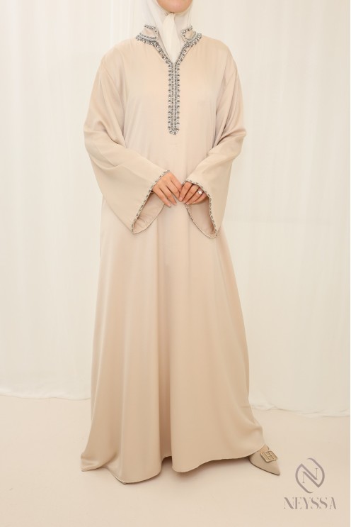 Long abaya with sfifa for women trendy hijabi for women