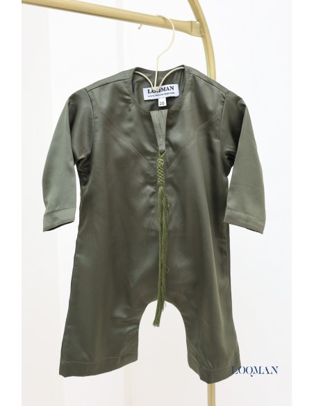 Emiratischer Baby-Qamis, weiß, Babykleidung für den Eid, Jungen