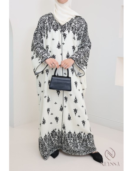 Robe longue effet lin pour femme voilée idéale pour l'été