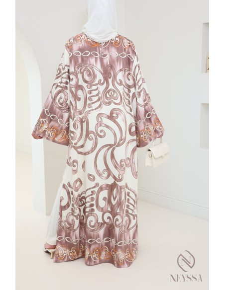 2-piece women's tunic + palazzo set in linen effect for summer