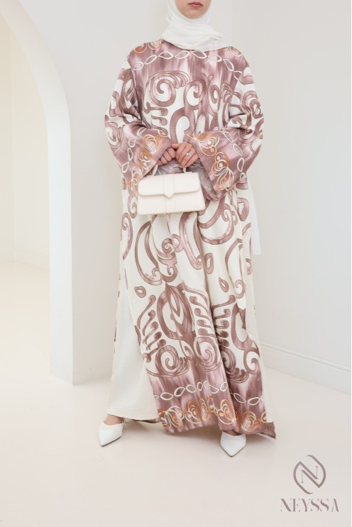 Ensemble 2 pièces femme tunique + palazzo en effet lin pour l'été