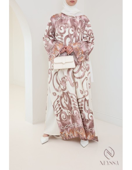 2-piece women's tunic + palazzo set in linen effect for summer