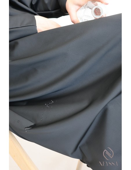 Jilbab de bain khimar noir pour femme musulmane musulmane