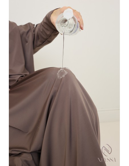 Women’s veiled bath jilbeb, long tunic, palazzo and bath khimar