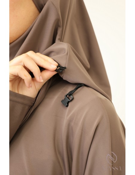 Women’s veiled bath jilbeb, long tunic, palazzo and bath khimar