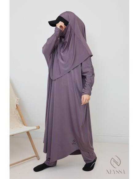 Burkini style Jilbeb de bain khimar, tunique longue, palazzo femme