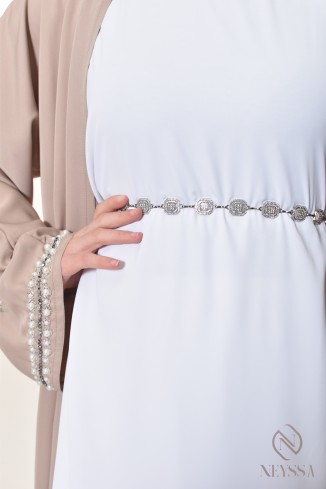 Ceinture maillon strass femme pour tenue simple ou festive