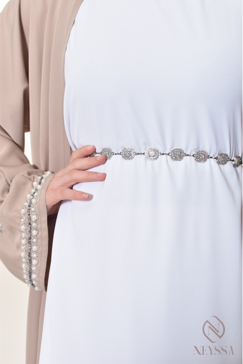 Ceinture maillon strass femme pour tenue simple ou festive