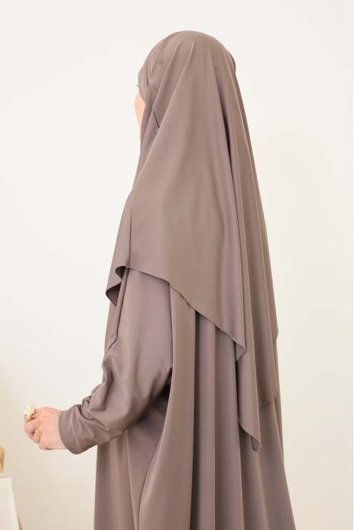 Women’s veiled bath jilbeb, long tunic, palazzo and bath khimar