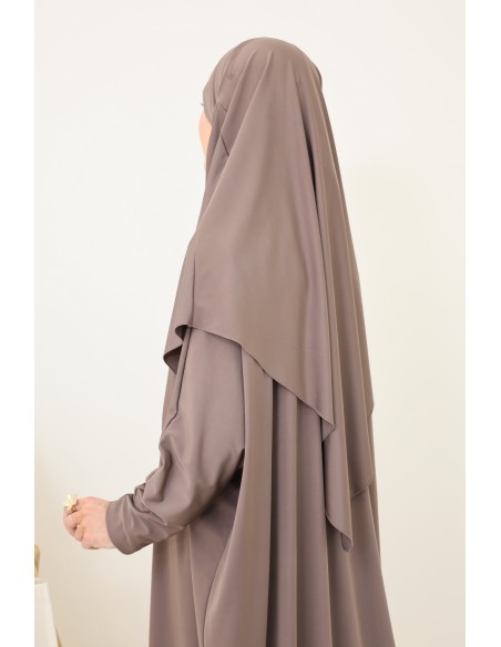 Women’s veiled bath jilbeb, long tunic, palazzo and bath khimar
