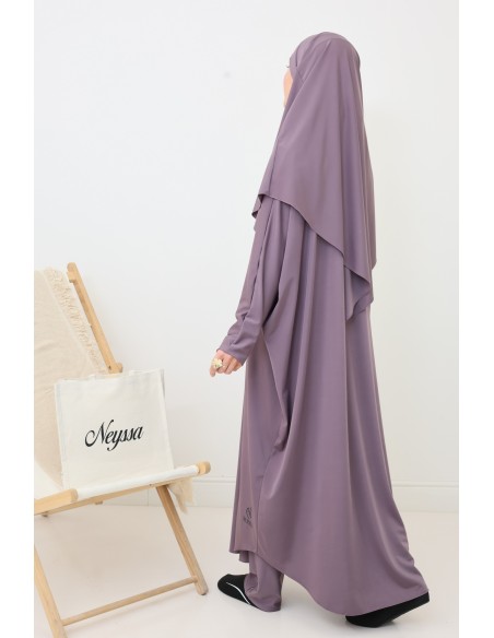 Burkini style Jilbeb de bain khimar, tunique longue, palazzo femme