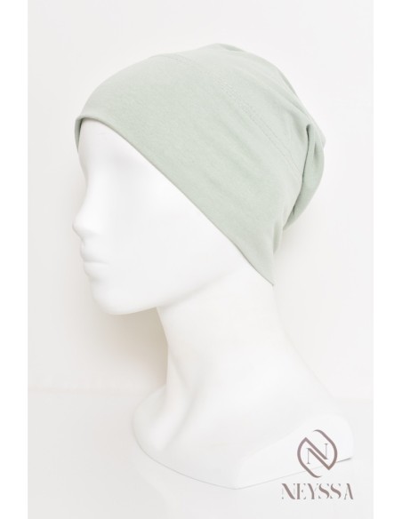 Closed cap under hijab with ruffle, keeps your hijab in place