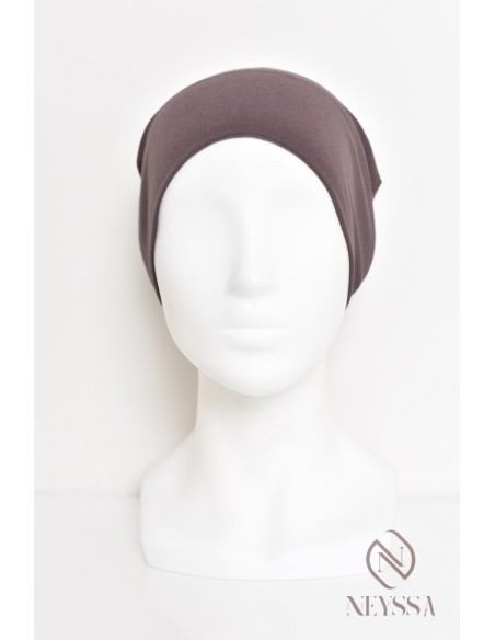 Bonnet fermé sous hijab à fronce, maintien correctement votre hijab