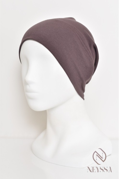 Bonnet fermé sous hijab à fronce, maintien correctement votre hijab