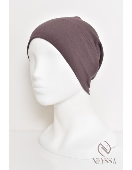 Bonnet fermé sous hijab à fronce, maintien correctement votre hijab