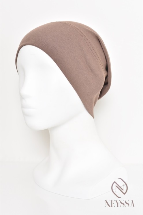 Bonnet fermé sous hijab à fronce, maintien correctement votre hijab