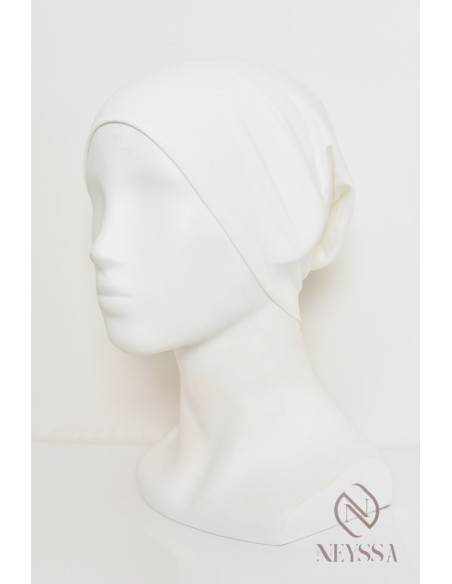 Bonnet fermé sous hijab à fronce, maintien correctement votre hijab