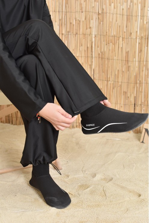 burkini lang schwarz neyssa ideal für sportliche Aktivitäten