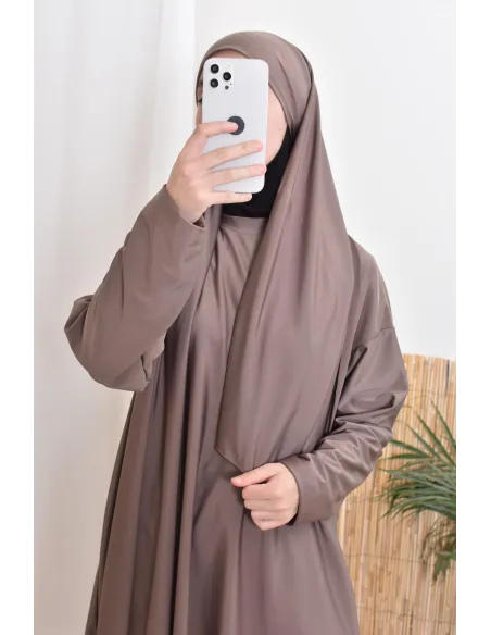 Lange Badeburkini mit Hijab, bequem und schnell trocknend, by Neyssa