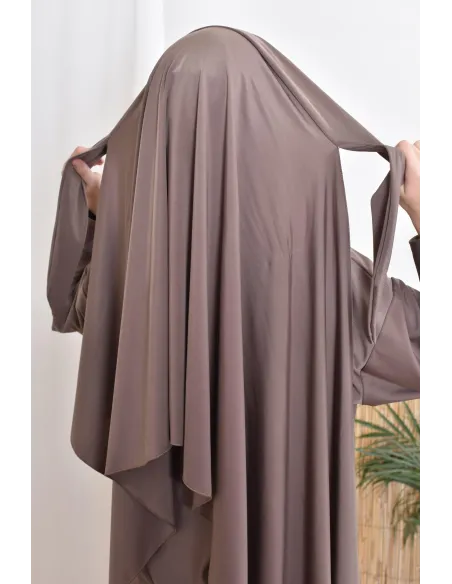 Long bath burkini with hijab, comfortable and dries fast, by Neyssa