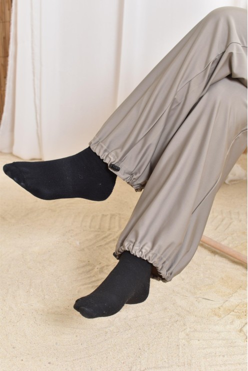 Burkini long taupe 3-teilig, Tunika, Hose und Hijab, Neyssa Oberbekleidung