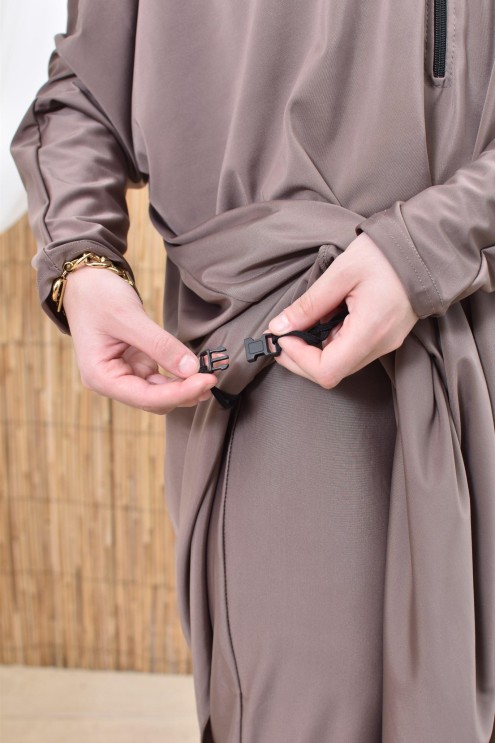 Burkini hijab de bain grande taille coupe papillon idéal maternité