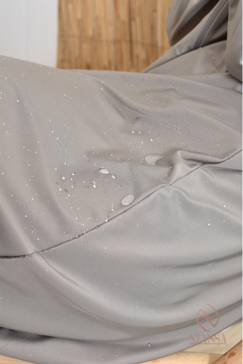 Burkini de bain taupe parfait pour les vacances 2024, confection Neyssa