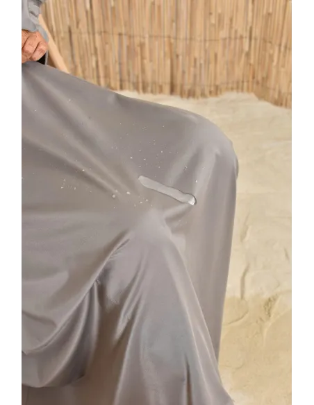 Burkini de bain taupe parfait pour les vacances 2024, confection Neyssa