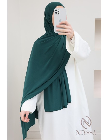 hijab à enfiler jersey premium, pratique et confortable, hijab pas cher