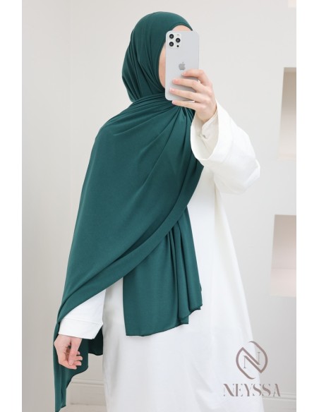 hijab à enfiler jersey premium, pratique et confortable, hijab pas cher