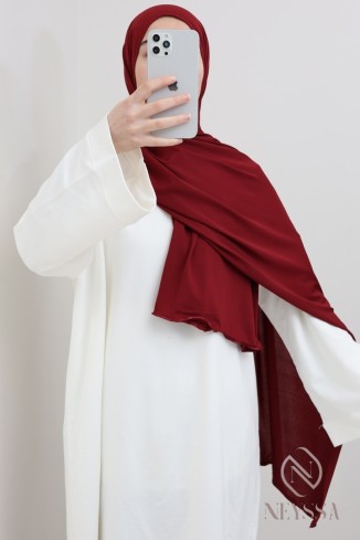 Hijab long lèger en jersey premium pas cher pour femme musulmane