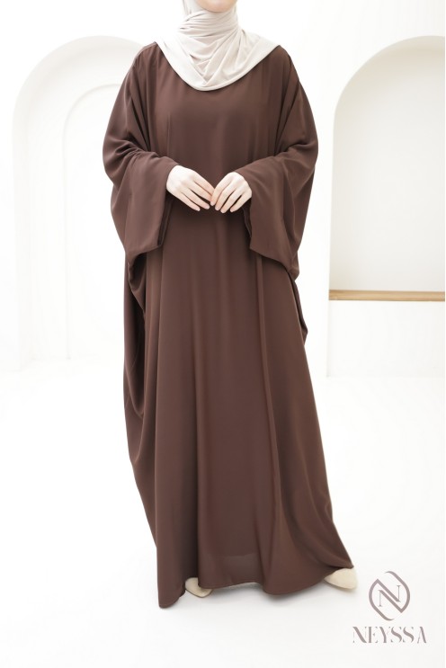 Robe abaya papillon farasha longue musulmane robe mode islamique