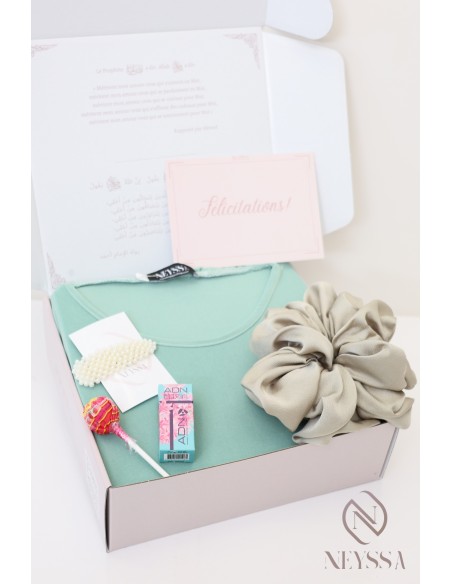 Box cadeau tenue de prière abaya pour enfant, idéale pour offrir