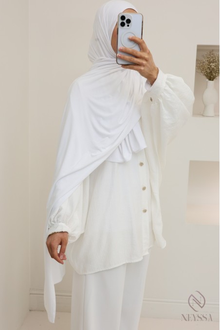 Modal-Hijab aus blickdichter, leichter Baumwolle für jede Jahreszeit