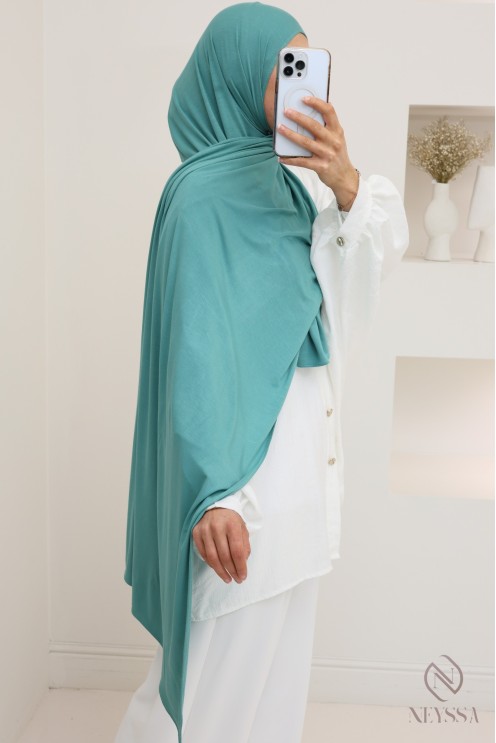 Hijab modal en coton opaque et léger idéal toute saison