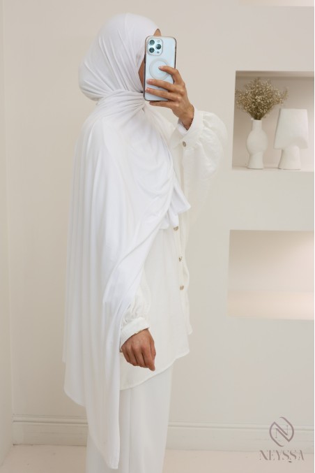 Hijab modal en coton opaque et léger idéal toute saison