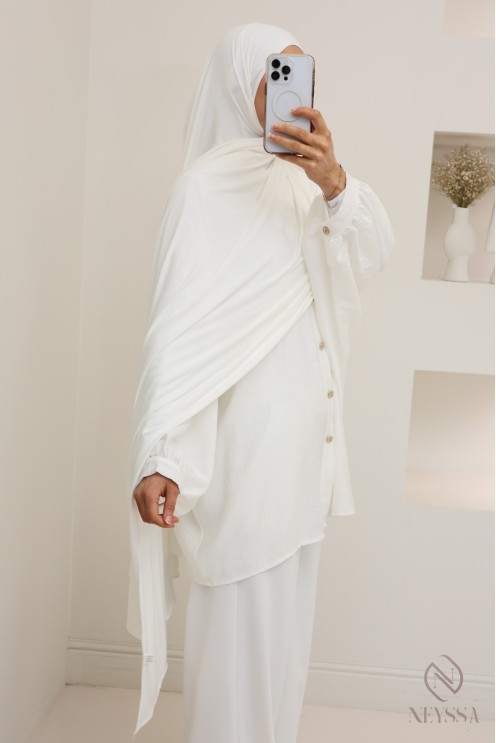 Modal-Hijab aus blickdichter, leichter Baumwolle für jede Jahreszeit