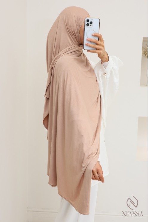 Hijab modal en coton opaque et léger idéal toute saison