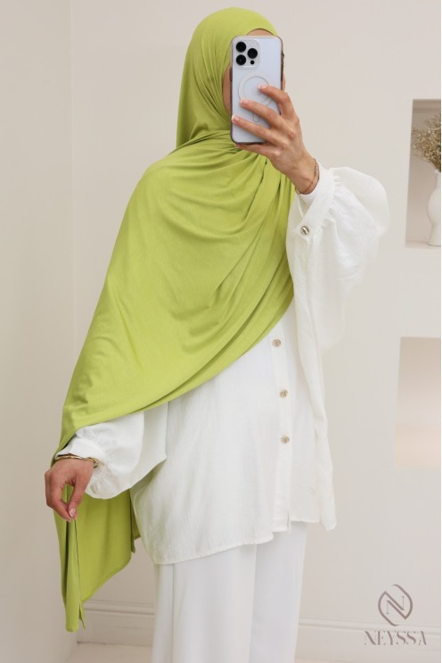 Hijab modal en coton opaque et léger idéal toute saison