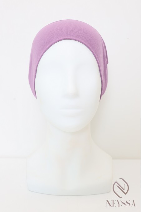 Closed cap under hijab with ruffle, keeps your hijab in place