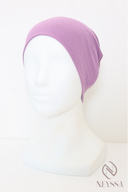 Closed cap under hijab with ruffle, keeps your hijab in place