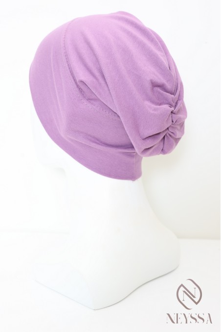 Closed cap under hijab with ruffle, keeps your hijab in place