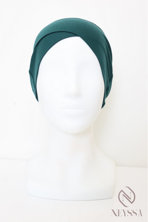 bandeau croisé en sous hijab indispensable pour femme voilée musulmane